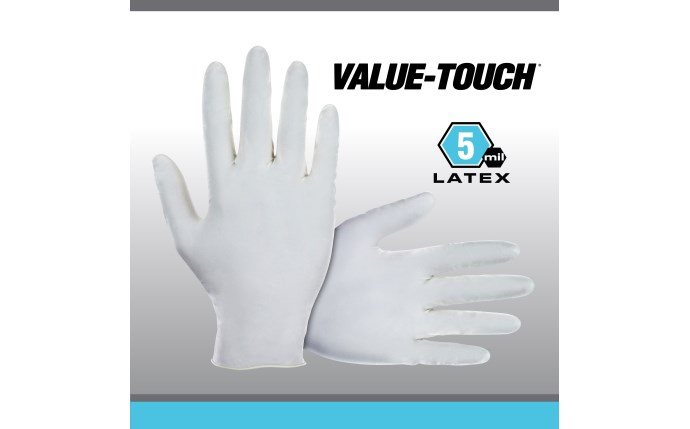 SAS Safety Group | Value-Touch® Powdered Latex Disposable Gloves